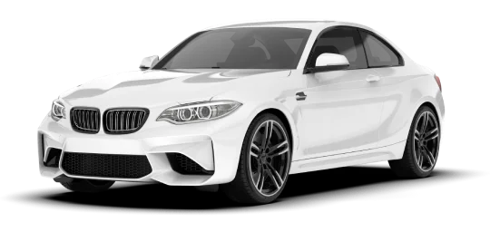 Beli auto bez pozadine